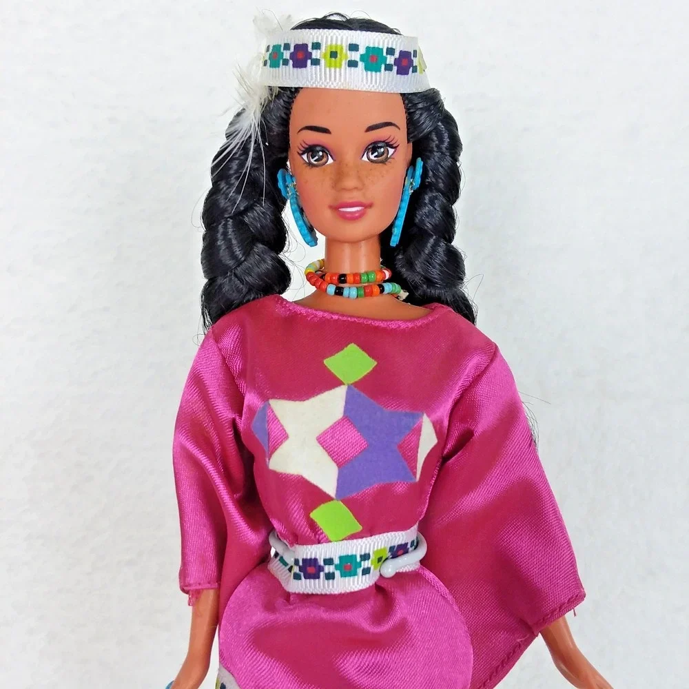 Third Edition Native American Barbie 12699 Dolls of the World 1994‎